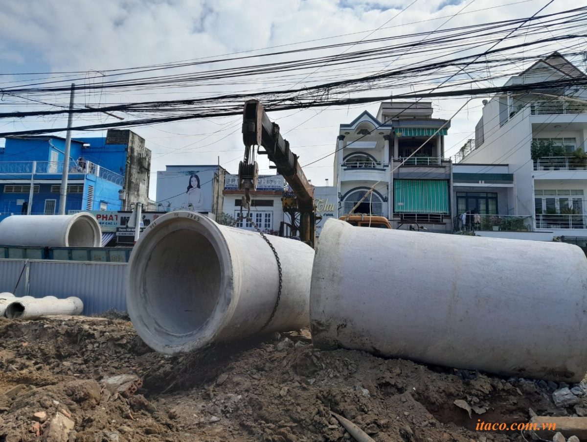 Thi công cống thoát nước ly tâm D500 tại Tân Bình Tp Hồ Chí Minh