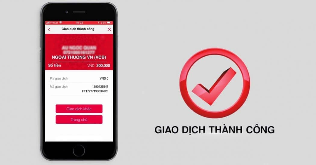 Chuyển khoản online trước khi nhận hàng