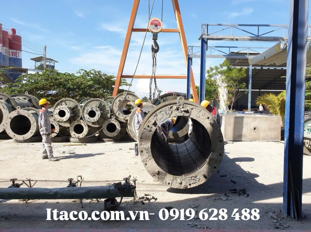 Khuôn cốt thép của cống D1000 Itaco 