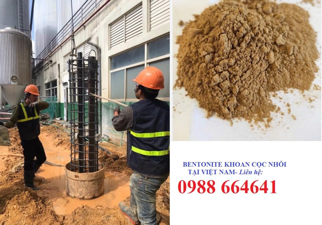 Bentonite khoan cọc nhồi khoan giếng giá rẻ tại Đức Hòa Tân An Thủ Thừa Cần Giuộc