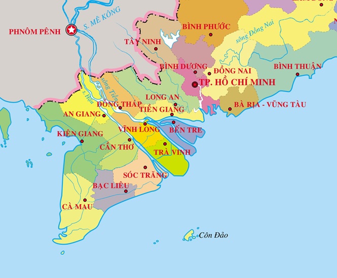 Khu vực cung cấp sản phẩm Itaco