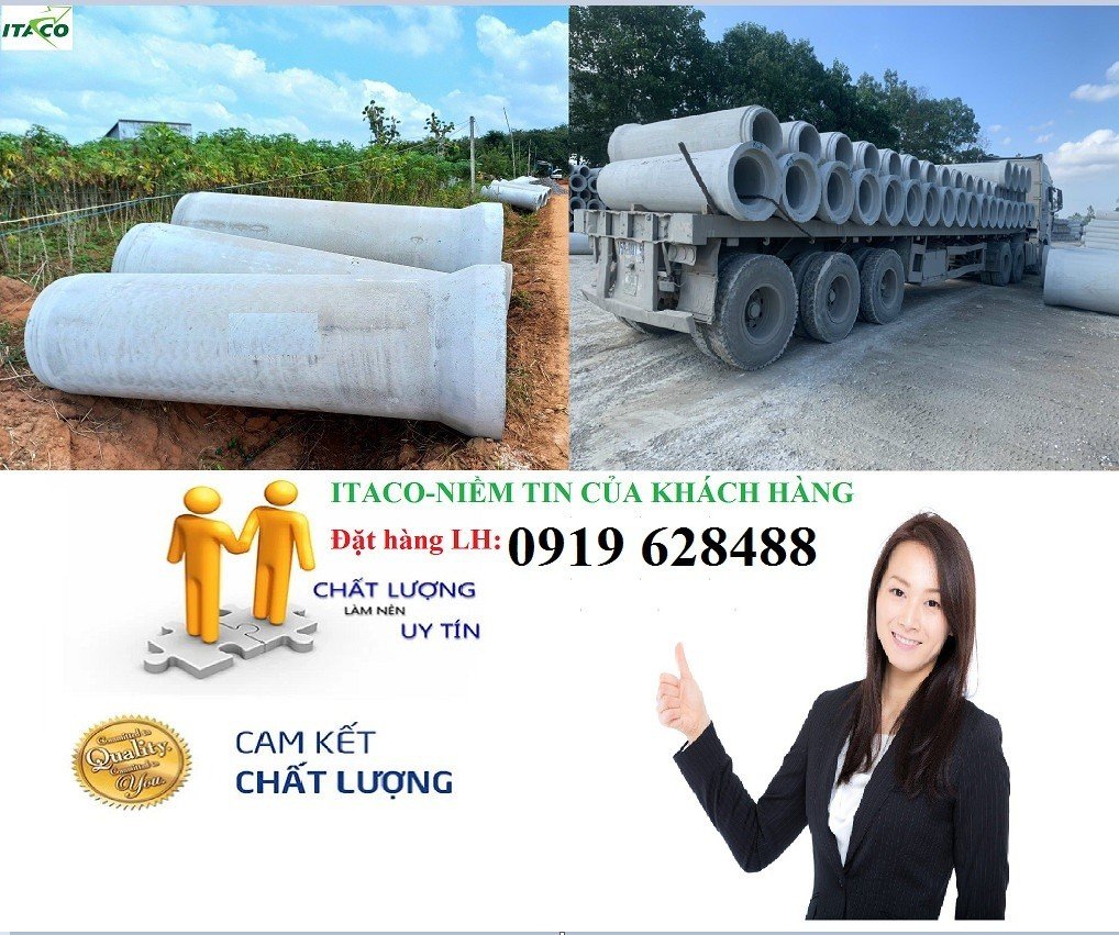 Vận chuyển cống bê tông D600 D800 D1000 tại Long An