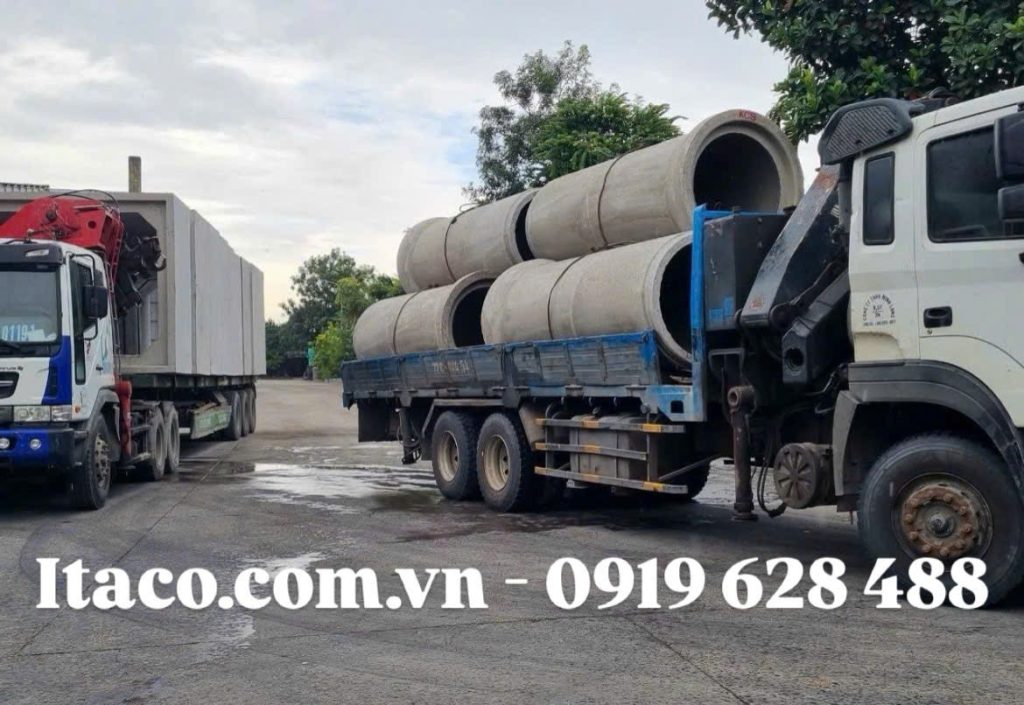 Vận chuyển ống cống rung ép D800 tại Phước Hải