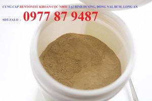 Giao hàng Bentonite bao 25 kg, 50 kg tại Hồ Chí Minh, Bình Dương, Tây Ninh, Long An Vũng Tàu