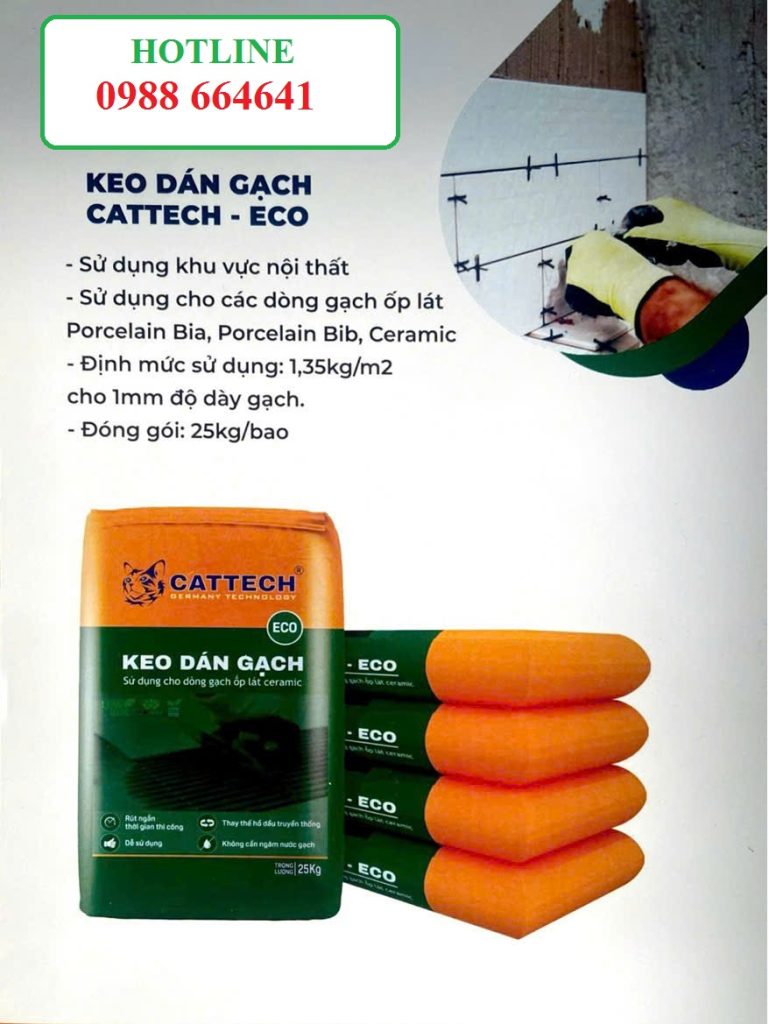Keo Dán Gạch Cho Dòng Gạch Ốp Lát Ceramic