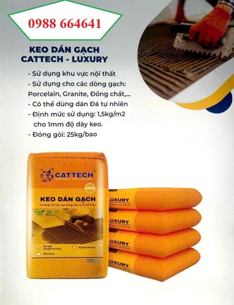 Keo dán gạch giá rẻ sử dụng trong nhà và nơi khô ráo
